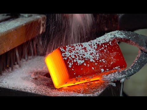 process of making Damascus knife. Korea&#039;s top handmade knife master.