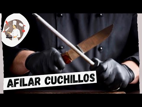 Cómo AFILAR UN CUCHILLO con CHAIRA | Fácil y Rápido 💯
