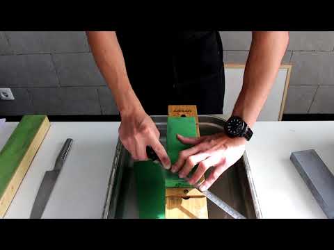 Cómo afilar un cuchillo jamonero