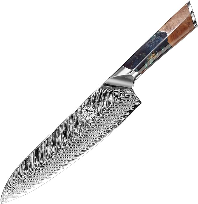 Cuchillo de Cocina de Damasco Mitsumoto Sakari