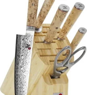 juego de cuchillos de cocina Miyabi 5000MCD birchwood