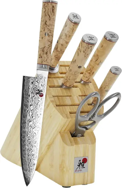 juego de cuchillos Miyabi Birchwood 